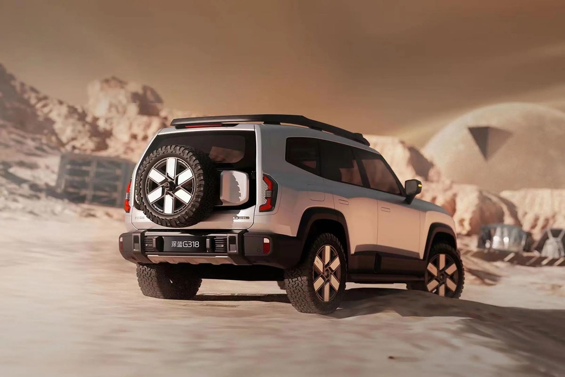 चंगन शेनलन जी 318 इलेक्ट्रिक हाइब्रिड एसयूवी 4WD ऑफ रोड ईवी कार नई ऊर्जा वाहन
