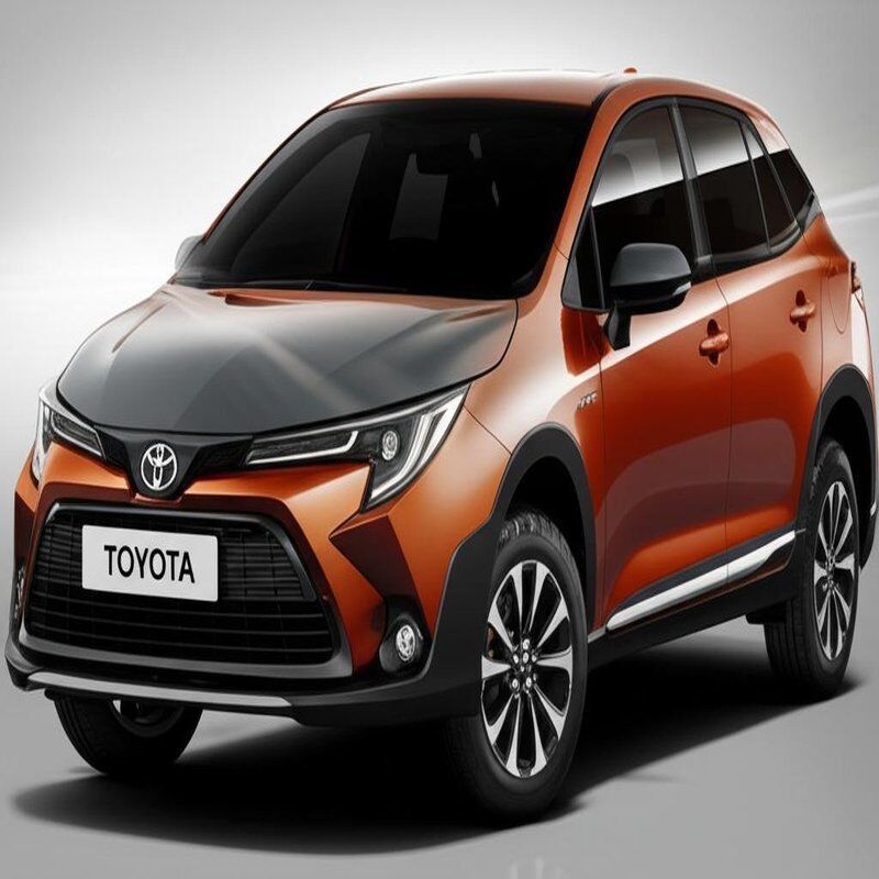 बहु रंग टोयोटा कार 1000-1600 सीसी और ईंधन टैंक क्षमता 50-80L के साथ